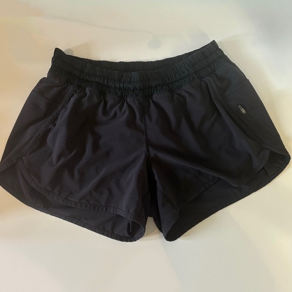Lululemon Black Athletic Shorts Sz 10 - Picture 1 of 5
